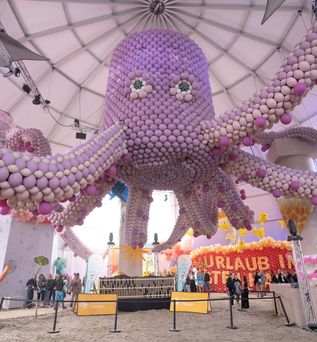 Weltrekord Glücksgefühle Festival, größte Krake